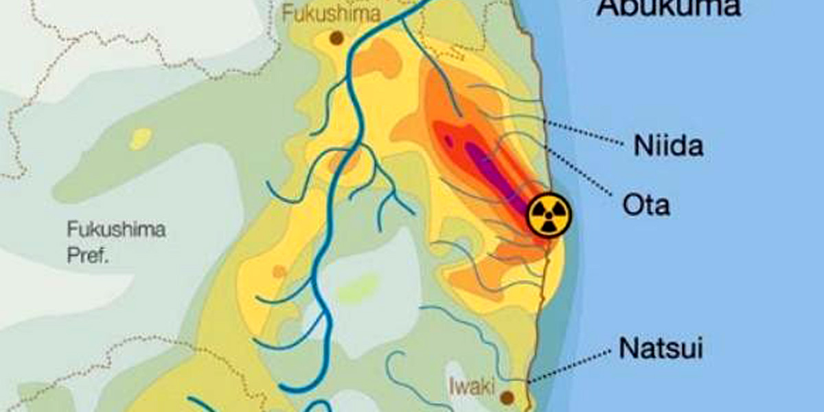 Radiation Along Fukushima Rivers Up to 200 Times Higher Than Pacific