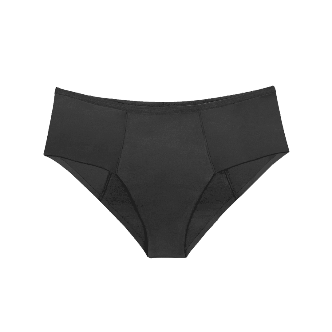 Cora Period Underwear for Women | Powerfully Absorbent Leak Proof Menstrual  Panties | Breathable Cotton | Black