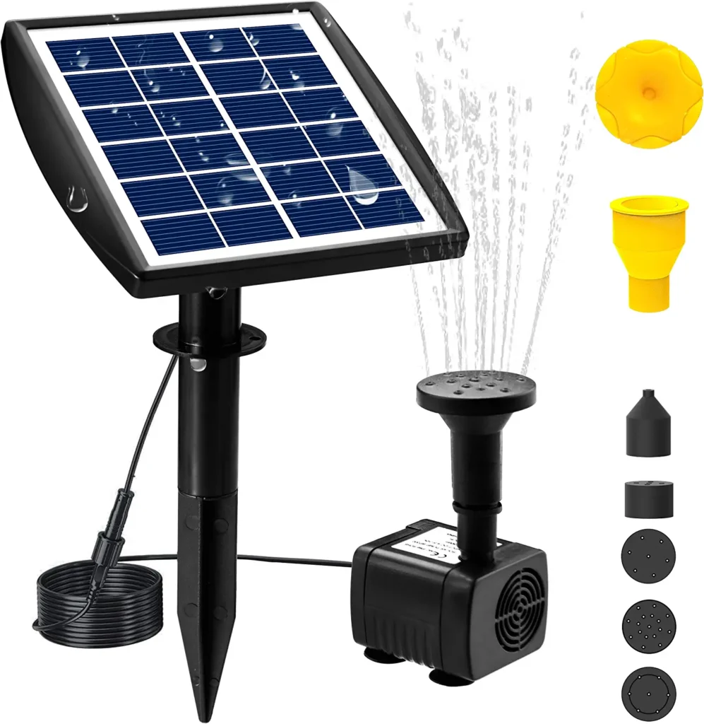ECO-WORTHY Solar Deep Well Water Pump Kit 12V DC Submersible Water Pump  Battery