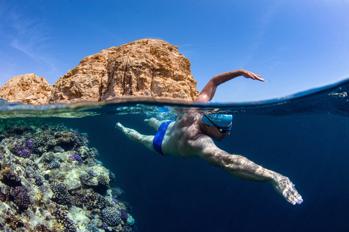 How and why Lewis Pugh completed the first swim across the Red Sea