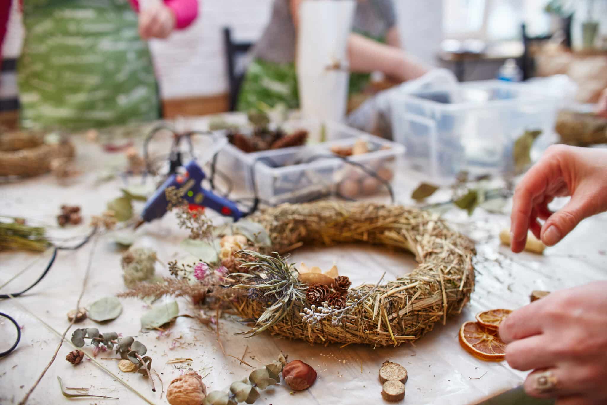 How To Use Your Extra Supplies For Wreaths (No More Waste!)