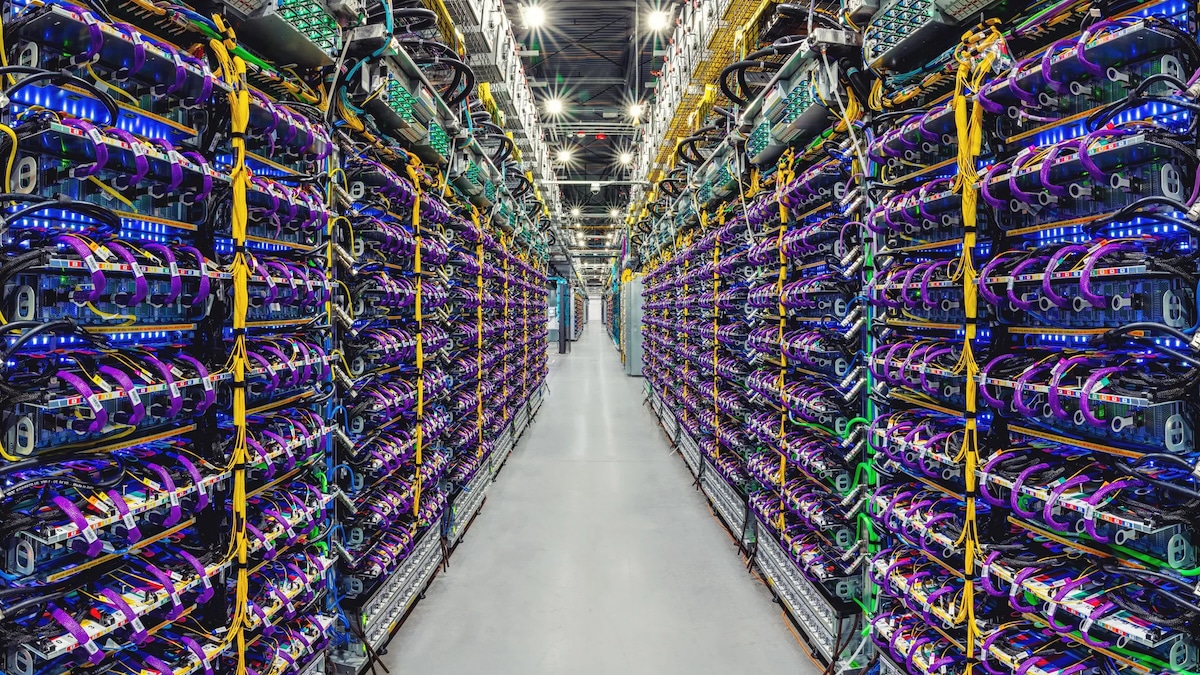 Inside a Google data center with thousands of computers for the company’s Gemini AI platform